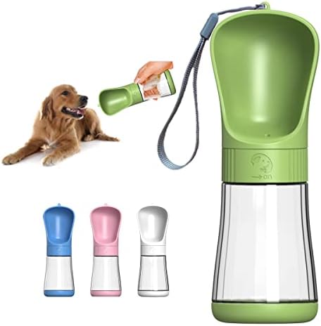 בקבוק מים לכלבים אוקווסקו מתקן גור דליפת הוכחה נייד עם שתיית מזין עבור חיות מחמד חיצוני הליכה נסיעות