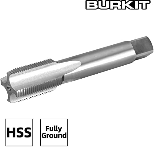 Burkit M35 x 1.25 חוט ברז על יד ימין, HSS M35 x 1.25 ברז מחורץ ישר ברז