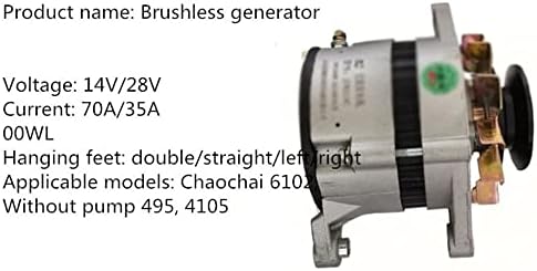 גנרטור 14V 28 וולט 1000W 1500 וואט גנרטור ללא מברשות גבוה ללא מברשות סט נחושת ללא מברשת מברשת אטונל