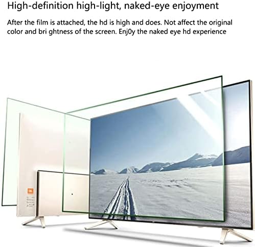 סרט מגן מסך טלוויזיה מאט אייזיר, הגנה על העיניים בלוקי מגן אור כחול מקלים על מאמץ העיניים של המחשב עבור