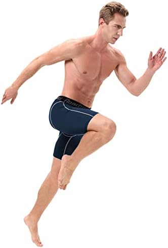 מכנסי דחיסה של דרגת דרכים לגברים 3 חבילות קרירות יבש אימון אתלטי תחתוני כושר סטרץ 'סטרץ' תקצירי