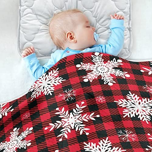 פתיתי שלג קטאקו משובצים שמיכה לתינוקות לבנים בנות שמיכות פעוטות כותנה מיטה זורקים שמיכת תינוק רכה וחמה מקבלת