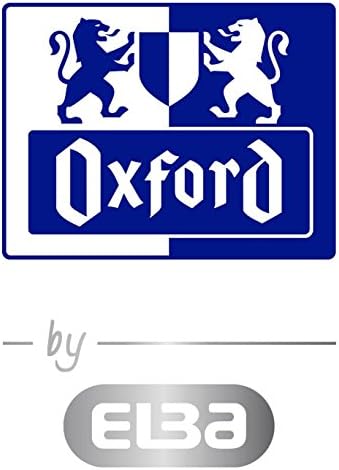 אוקספורד על ידי אלבה 400103397 תיקייה עם פינות אלסטיות-3 תיקייה עם סגירת רצועה אלסטית לסגירה מאובטחת, 3 דשים קרטון