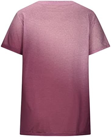 חולצת חולצה לנשים סתיו קיץ 2023 שרוול קצר צוואר צוואר צוואר צוואר כותנה כותנה עניבה גרפית צבע קז'ואל