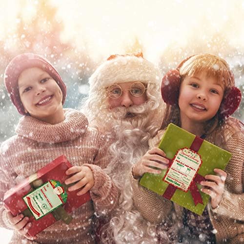 200 חתיכות מסנטה קלאוס מדבקות רול תגי חג המולד וינטג מדבקות סנטה משלוח מהקוטב הצפוני הווה מדבקות תוויות לילדים