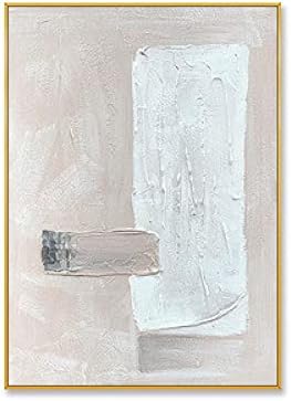 ציור שמן, ציור דקורטיבי מופשט מינימליסטי מודרני ציור שמן מצויד ביד על קיר בד אמנות קיר מודרני יצירות