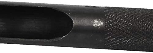אטם עור LON0167 חדש הוצג חגורת רצועה חלולה חלול יעילות אמונה חור אגרוף כלי יד שחור 12 ממ דיא