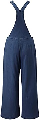 מכנסי Sikye סרבלים רומפסים מכנסיים ג'ינס נשים ביב סקסיות ביב ארוך מכנסי ג'ינס לנשים למתיחת נשים
