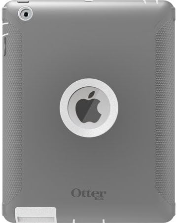 מקרה Otterbox Defender Series עבור iPad 2/iPad/iPad 3-Retail חבילה-אפור-אפור ולבן