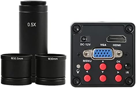 ערכת אביזרי מיקרוסקופ למצלמת מיקרוסקופ וידאו דיגיטלי תעשייתי למבוגרים, מתאם עינית 0.5X 30 ממ 30.5 מ