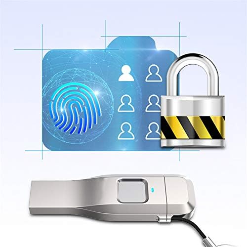 טביעת אצבע U דיסק יש הגנה משולשת על טבעת מפתח וסגסוגת USB 3.0 ממשק במהירות גבוהה, הצפנת נתונים