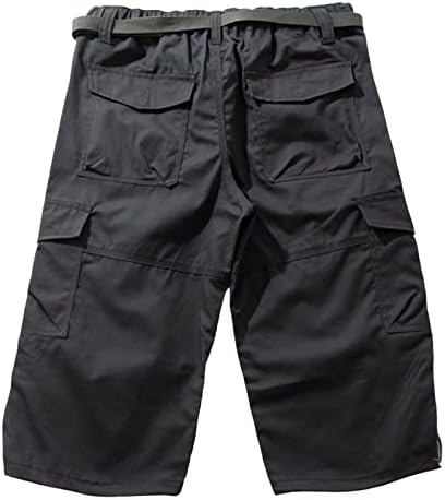 מכנסיים קצרים לגברים של YMOSRH מכנסיים קצרים בקיץ מכנסי טרנינג רופפים מכנסיים קצרים