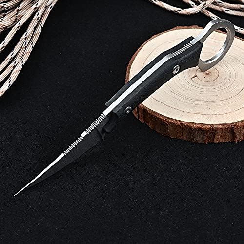 Yiviya yy150 סכין להב קבוע, סכין כלי D2 Blade G10