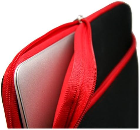 מארז גלי תיבה התואם ל- MobileDemand xtablet T1185 - חליפת חליפה עם כיס, כיס כיסוי ניאופרן רך