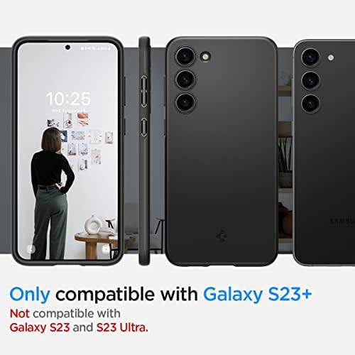 SPIGEN FICK FIT מעוצב עבור Galaxy S23 Plus Case - Black