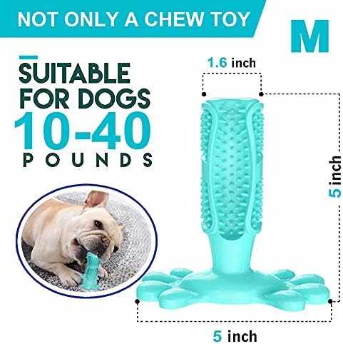 כלבי יאנגס לועסים צעצועים טבעיים גומי עמידה בברוש מקל גורים גורים שיניים כלבים יעילים ניקוי שיניים