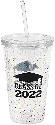 כיתת אקספרס מהנה של 2022 כוס עם ציוד קש - מסיבות - חתיכה אחת