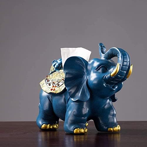 קופסת רקמות מקורית מקורית יצירתית צורת פיל חמודה קופסת רקמות מרובת פונקציה מחזיק רקמות לסלון