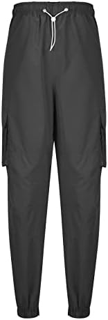 מכנסי מטען Ozmmyan לגברים מכנסיים מוצקים מזדמנים מרובים חיצוניים מכנסיים ארוכים מכנסיים מכנסיים מכנסיים