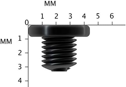 החלפת 12x שחור פיליפס כונן ברגי מחשב נייד M2.5x2.5 ממ בורג M2.5X2.5L PM2.5X2.5 מגרש