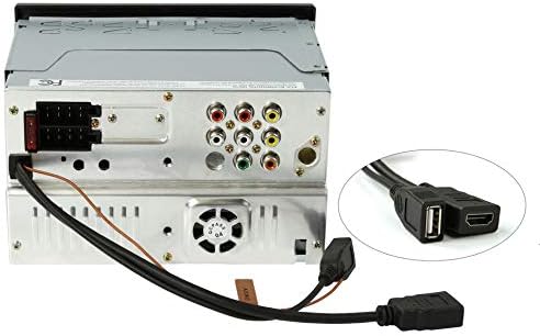 כוח Acoustik PD-620HB DIN DVD DVD, CD/MP3, סטריאו לרכב FM/AM עם קישוריות Bluetooth