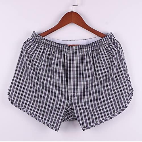 BMISEGM Mens Trunk תחתוני הלבשים גברים תחתוני כותנה כותנה רופפת מכנסיים קצרים במותניים בינוניים מכנסיים