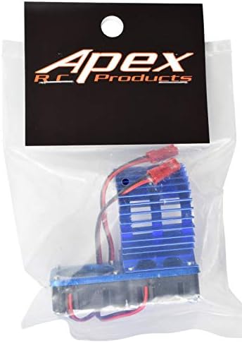 מוצרי Apex RC 540/550 כיור חום אלומיניום עם שני מאווררים 30 ממ - 3 צבעים לבחירה