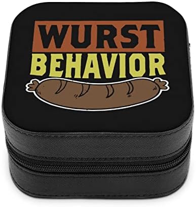 התנהגות Wurst Oktoberfest Premium Premium Travel תכשיטים קטנים שרשרת שרשרת טבעת מארגן Mini Display