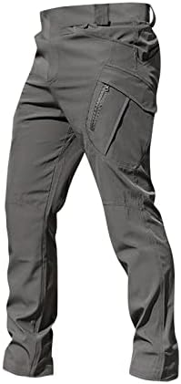 מכנסיים אתלטיים מזדמנים של ME מכנסי טיול רופפים מכנסי טיול חיצוניים לובשים מכנסיים עם כיסים