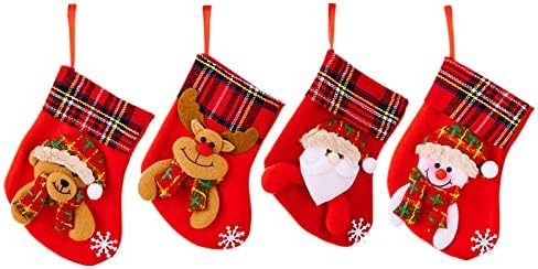 גרביים גדולות גרבי ממתקים קישוטים לחג המולד קישוטי מסיבת חג המולד ביתי אורות גביש אורות