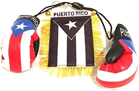 דגל פוארטו ריקו, דגל מכונית פוארטו ריקני, כפפות אגרוף פוארטו ריקו