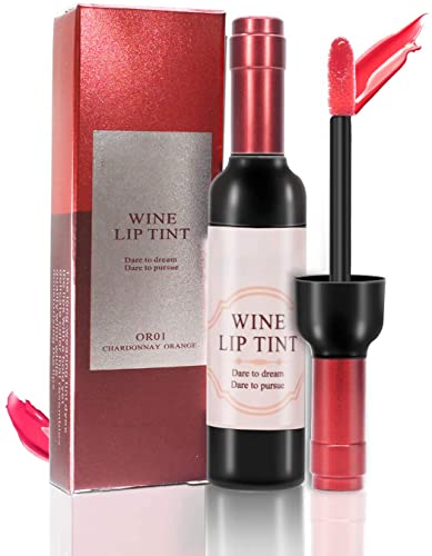 יין שפתיים גוון עמיד למים שפתון גוון, מט גלוס סט, נוזל שפתון 6 צבעים לאורך זמן יין שפתון סט