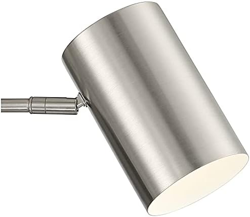 360 תאורה קרלה מודרני תעשייתי קיר רכוב מנורת מוברש ניקל מתכת מחווט אור קבועה למטה-אור צילינדר צל עבור