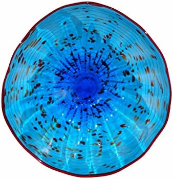 דייל טיפאני רייטווד אמנות צלחת עיצוב קיר זכוכית, קוטר 16 אינץ '