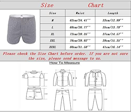 BMISEGM Mens Trunk תחתוני הלבשה תחתוני כותנה כותנה כותנה רופפת מכנסיים קצרים מכנסיים בינוניים המותניים המותניים