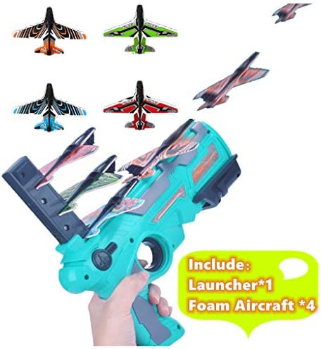 מעוט קצף מטוס מטוס ילדים צעצוע חיצוני נער יד זורק דגם דאון משגר אקדח ג'יירו