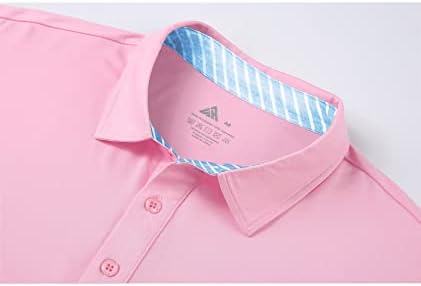 זיטי גולף פולו חולצות לגברים קצר שרוול מזדמן צווארון חולצה ספורט טניס חולצה