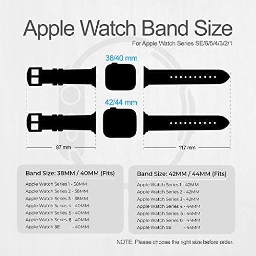 CA0706 הדפסת יד עור וסיליקון רצועת רצועת שעונים חכמה עבור Apple Watch Iwatch Size 42 ממ/44 ממ/45 ממ