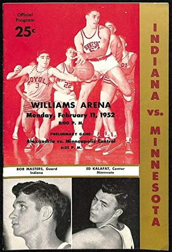 1952 Minnesota Gophers נגד Indiana Hoosier