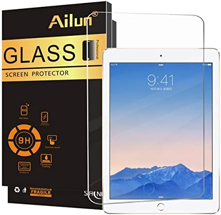 מגן מסך AILUN עבור iPad, iPad Air 1, iPad Air 2, iPad Pro 9.7 אינץ ', 2.5D Edge, Case ידידותי