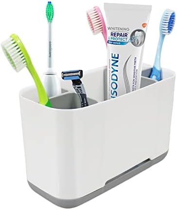 מחזיקי מברשת שיניים לחדרי אמבטיה, מברשת שיניים חשמלית רב -פונקציונאלית ניתנת לניתוק ומשחת שיניים