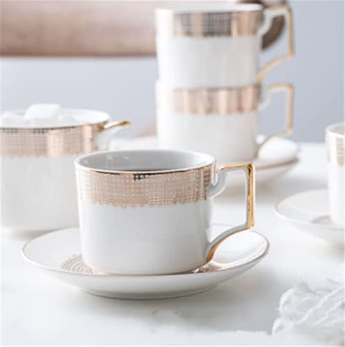 ZLXDP רשת זהב חרסינה חרסינה קומקום תה קרמיקה כוס קרמיקה מכשירי קפה אחר הצהריים TEA TEAPOT TEAPOT מכשירי