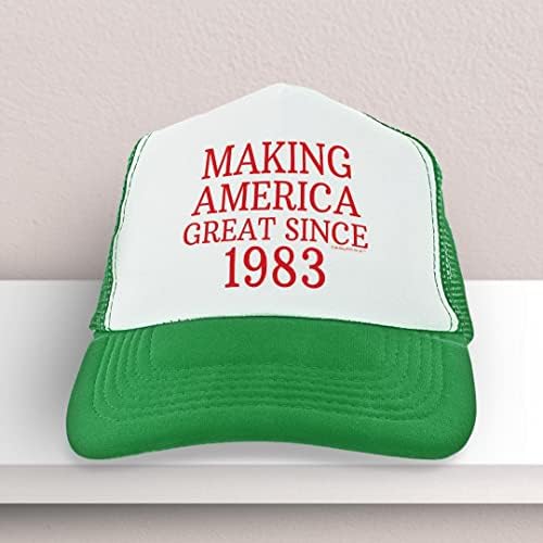 זהללבוש 40 יום הולדת מתנות ביצוע אמריקה נהדר מאז 1983 פוליטי כובע רפובליקני מתנות מגה נהג משאית כובע
