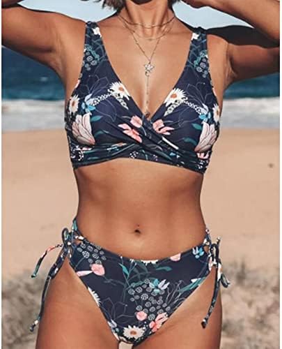 נשים רחצה חליפות בתוספת גודל נשים של קיץ גבוה מותן סקסי דק דק פיצול חוף ביקיני אמריקאי ביקיני בתוספת