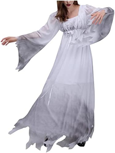 שמלת ליל כל הקדושים של Narhbrg לנשים Gossamer Ghost תלבוש