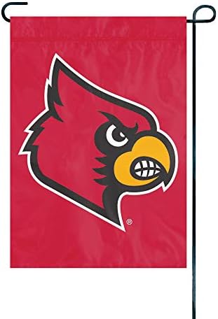 חיית המפלגה רישתה רשמית NCAA GMLOU Louisville Cardinals Flag Premium Garden, Multi, 18 x 12.5