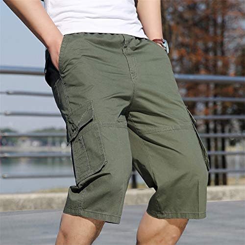 מכנסי זיעה של Sezcxlgg לגברים חיצוניים סופר אופנה מכנסי רוכסן מכנסיים קצרים ספורט מכנסי גברים מזדמנים לגברים