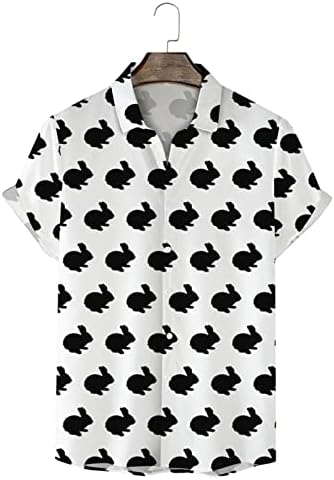 יאנגקיג'י סנט פטריק חולצה יום חולצה הוואי לחבר'ה כפתור הוואי לגברים במורד חולצות חוף מתנות גברים שרוול