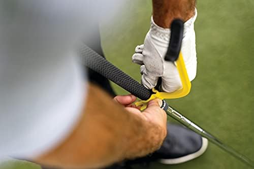 מאמן נדנדה גולף ציר SKLZ לתיקון מיקום שורש כף היד, צהוב