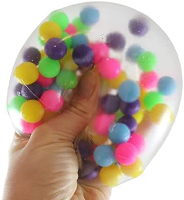 1 כדור מולקולה גדול בגודל 4 - כדור לקשקש - כדור מתח כיף ייחודי מלא בכדורים קשורים